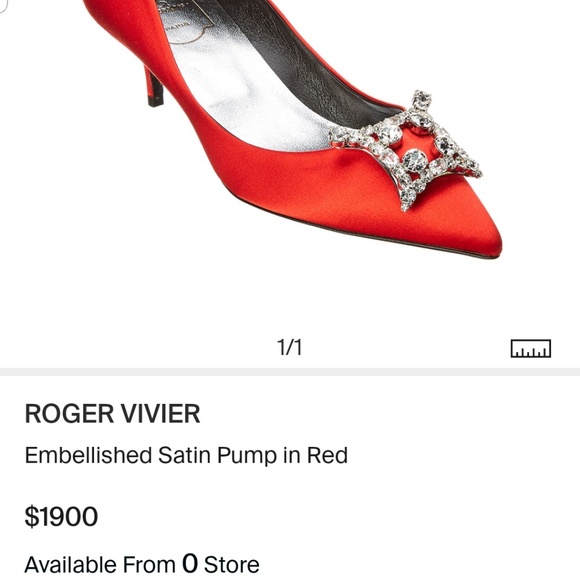 🔥Roger Viver Satin Pumps - Picture 7 of 8
